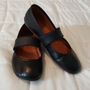 Gentle Souls Black Gabby Flats Size 8.5